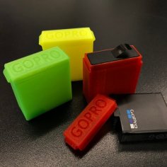 GoPro Battery Case (Hero 5,6 & 7) 3D Printer Model