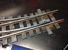 Turnout For Garden Railway Track System 32mm 3D Printer Model