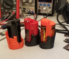 Milwaukee M12 Battery 3D Printer Model