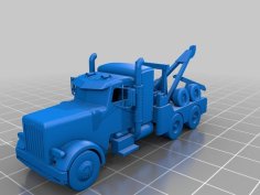 Truck Wrecker HO Scale 3D Printer Model