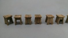 28mm Bar Stools 3D Printer Model