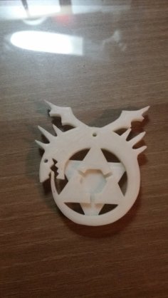 FullMetal Alchemist Homunculus Keychain 3D Printer Model