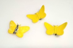 Freedom For Catalan Political Prisoners. Butterffly Pin 3D Printer Model