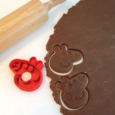 Peppa Pig Cookie Cutter 3D Printer Model