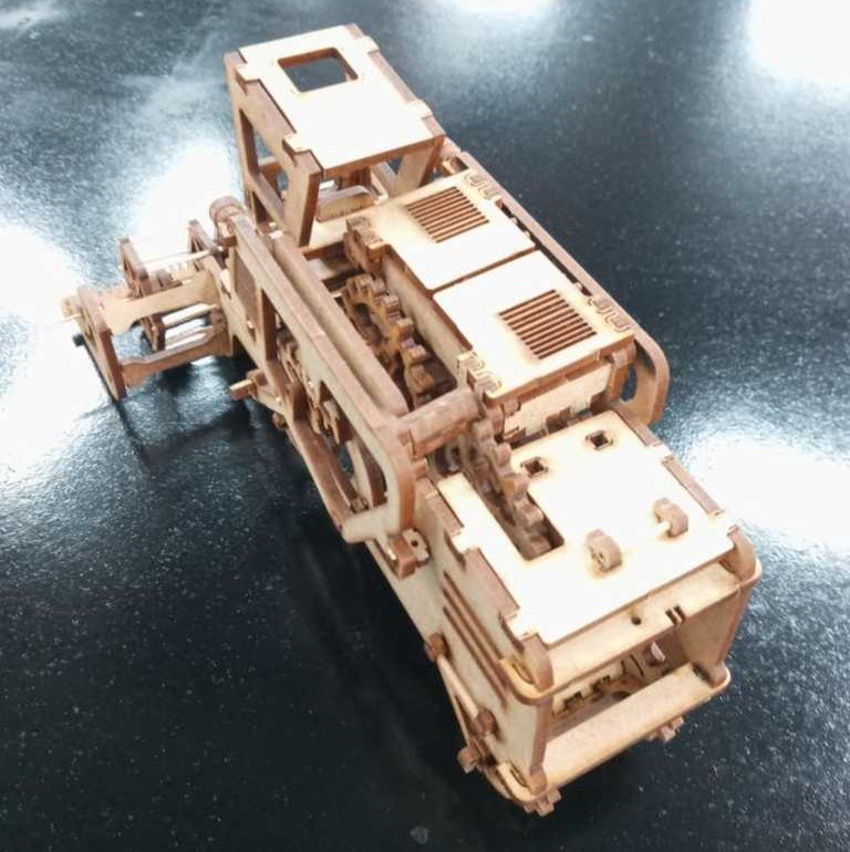 Laser Cut Harvester 3D Puzzle