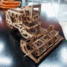 Laser Cut Harvester 3D Puzzle