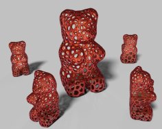 Gummy Bear – Voronoi Style 3D Printer Model