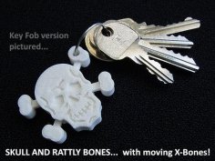 Skull And Rattly Bones 3D Printer Model