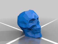 CrystalSkull – LowPoly – Penholder 3D Printer Model