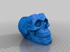 Celtic Skull With Deeper Hole 3D Printer Model