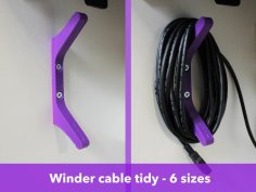 Winder Cable Tidy (6 Sizes) 3D Printer Model