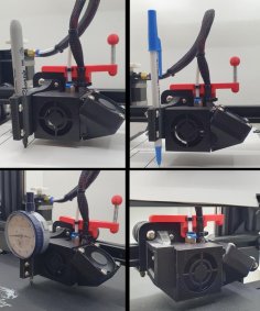 Quick Change Assembly, Swap Out Pens, Markers Or Dial Indicators. 3D Printer Model