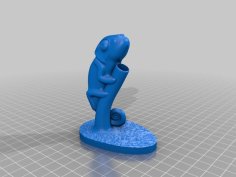 Chameleon Pen Holder Optimized 3D Printer Model