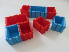 Small Modular Container Box 3D Printer Model