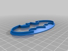 Batman Cookie Cutter 3D Printer Model