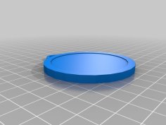 Medal Pendant Template 3D Printer Model