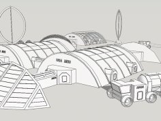 Mars Atmosphere Mine 3D Printer Model