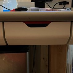 Parametric Under Desk Drawer (No Support) 3D Printer Model