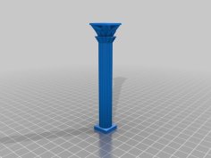 Customizable Column 3D Printer Model