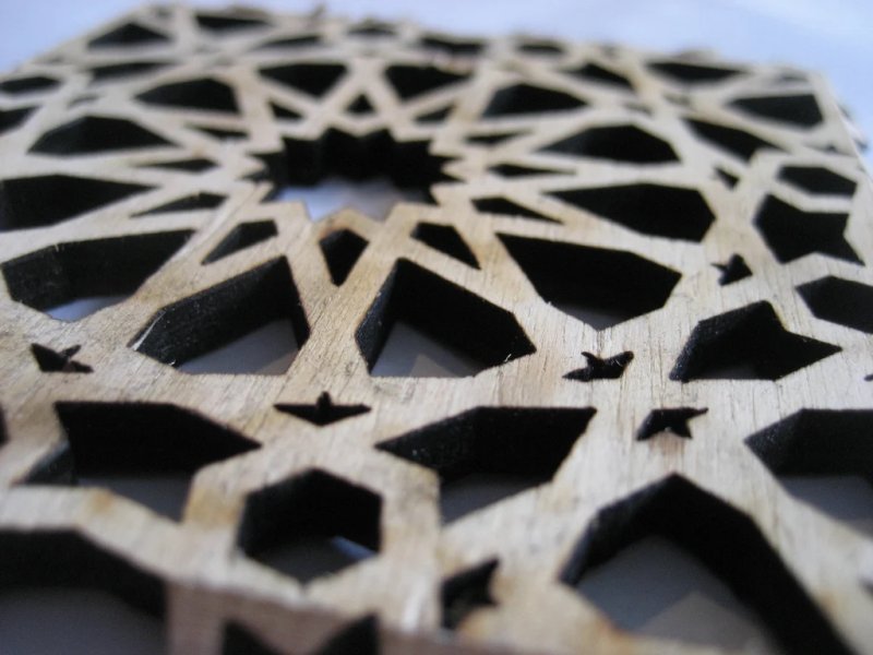 Laser Cut Islamic Pattern SVG File