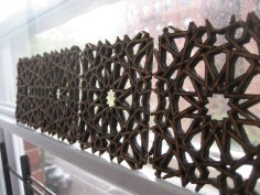 Laser Cut Islamic Pattern SVG File