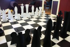 Laser Cut Giant Chess Set DXF File