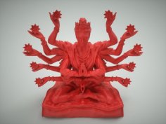 Indian Meditating God 3D Printer Model