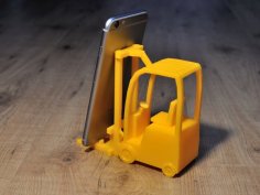 Forklift Phone Stand 3D Printer Model