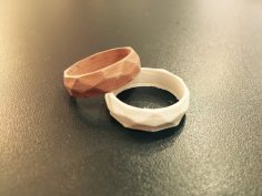 Low Poly Ring 3D Printer Model