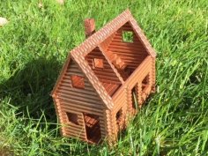 Log Cabin 3D Printer Model