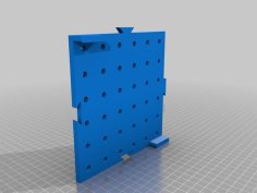 Modular Pegboard 3D Printer Model