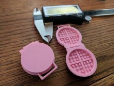 Mini Waffle Iron 3D Printer Model