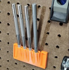 Razor Knives (8mm) Pegboard Holder 3D Printer Model