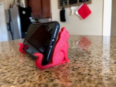 Smaller Cat Phone Stand REMIX 3D Printer Model