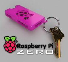 Pi Zero Keychain Case 3D Printer Model