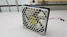 120mm Hex Fan Grill 3D Printer Model