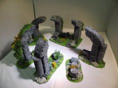 28 Mm Warhammer Scale – Arch / Bow Ruins 3D Printer Model