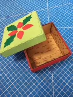 Laser Cut Holiday Christmas Box