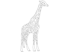 فایل dxf Girafa