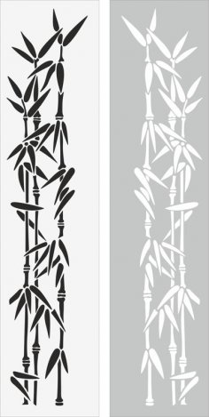 Bambus-Sandstrahlmuster