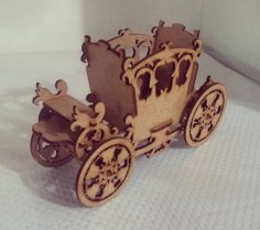 Laser Cut Wood Wagon Wooden Carriage