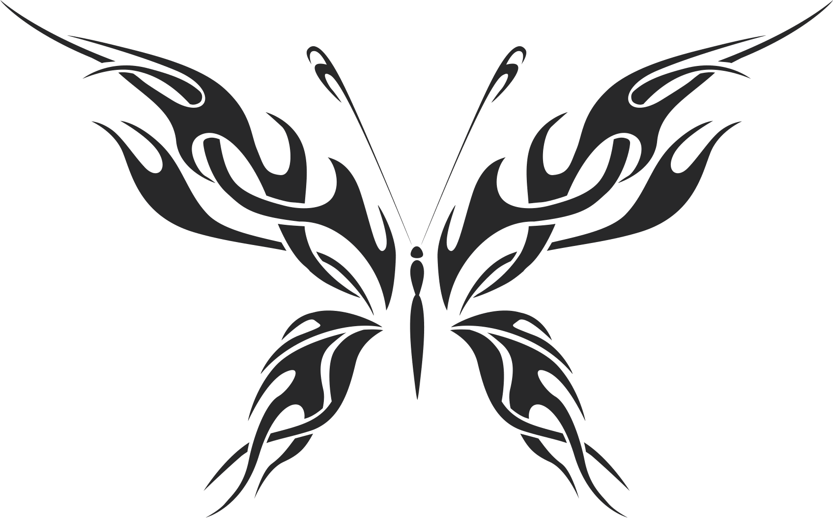 Племенной вектор бабочки 10