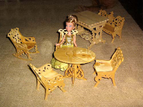Мебель для мини кукольного домика