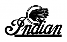 Индийский логотип dxf файл