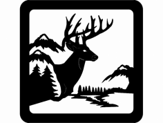 Deer Scenedxf-Datei