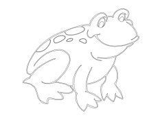 Frog dxf