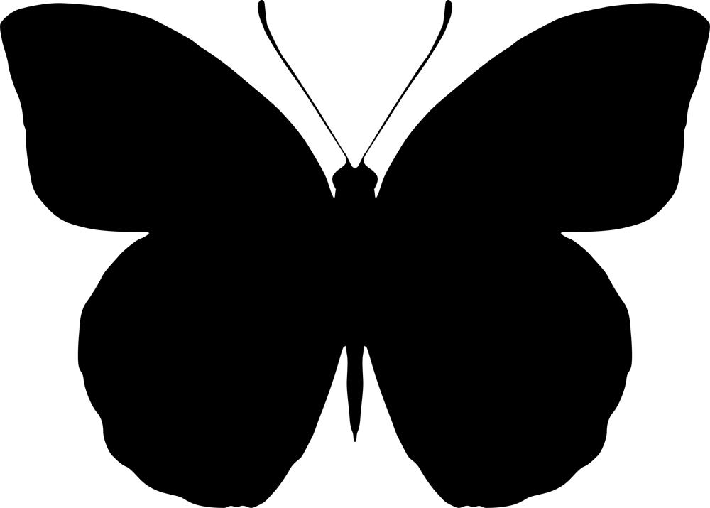 Butterfly Silhouette Vector Art Free Vector cdr Download ...