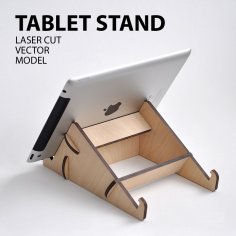 Tablet Stand Laser Cutter Project Plan dxf File