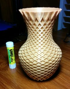 Spiral Ribbed Vase 3D Printer Model