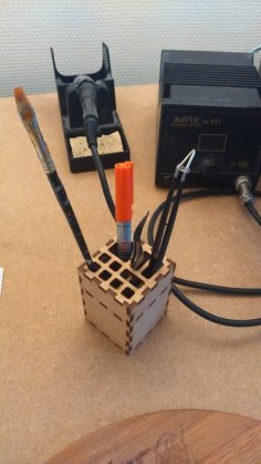 Laser Cut Compact Soldering Tool Holder